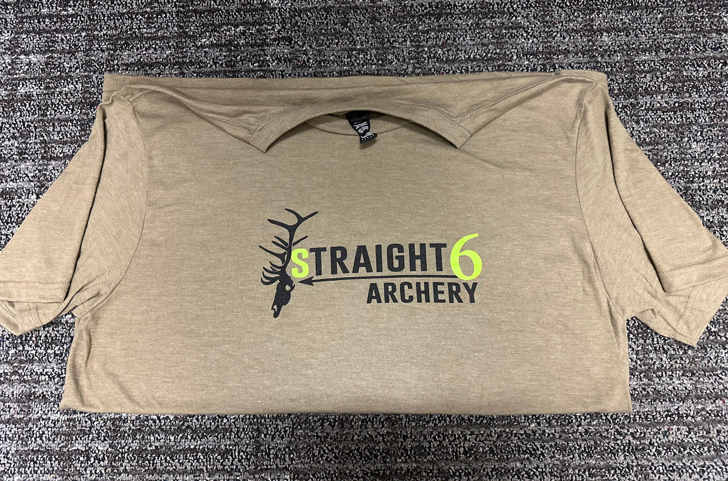 *NEW* Straight 6 Archery T-Shirt (Coyote Brown Heather)