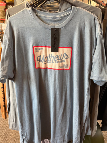 Mathews Founders Tee Blue