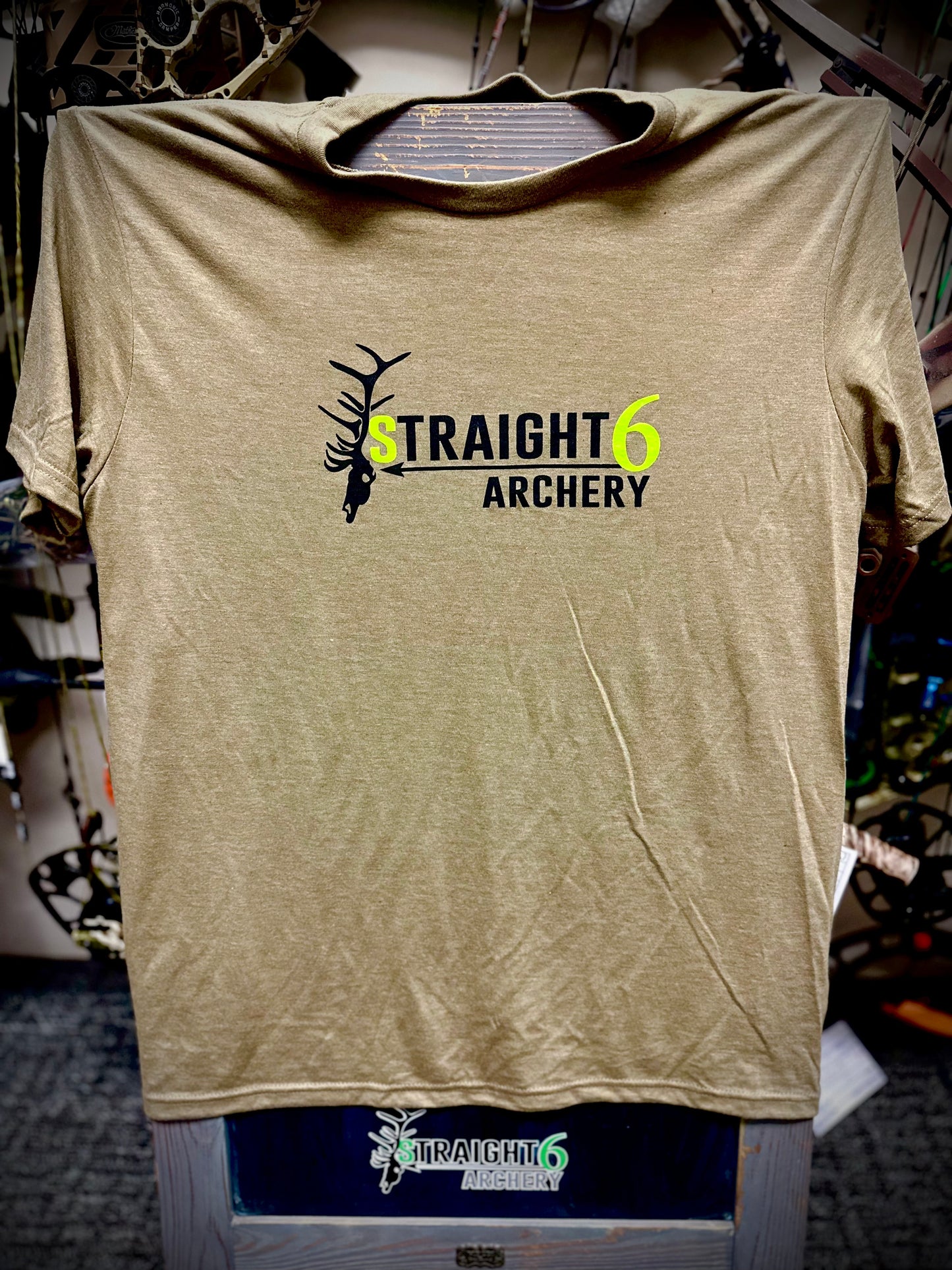 *NEW* Straight 6 Archery T-Shirt (Coyote Brown Heather)