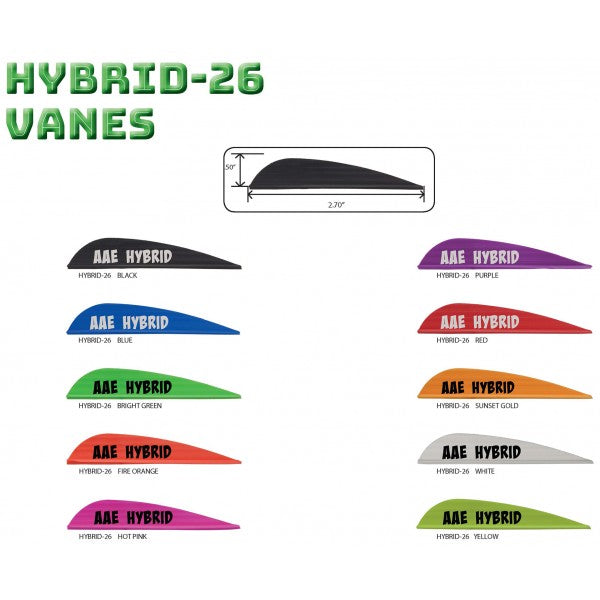 AAE Hybrid 26 Vane - 40 Pack