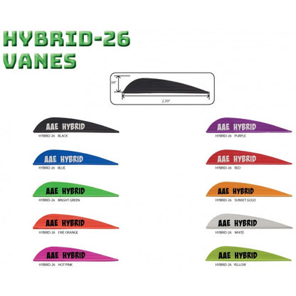 AAE Hybrid 26 Vane - 40 Pack